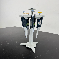 Gilson Pipetman Single Channel Pipettes w/ Stand - Quantity 6 image 1